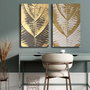 Wallity Conjunto de 2 Lienzos Decorativos Multicolor 45 x 70 cm